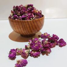گل محمدی باز شده (سرخ)