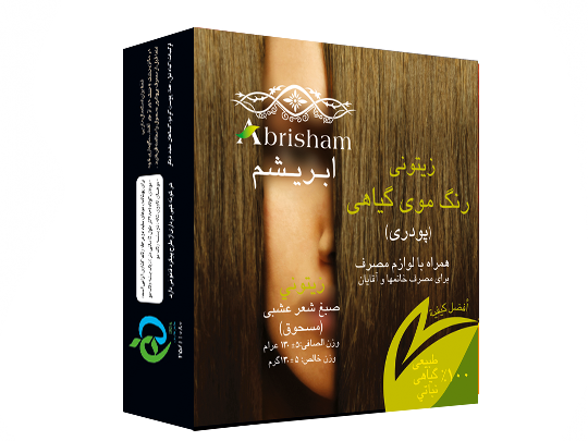 رنگ مو ابریشم زیتونی
